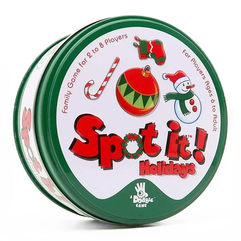 Spot It holidays Dobble Cards Game Animals Numbers Matching Board Game Kids Sports Go Camping Alphabets Card for Fun