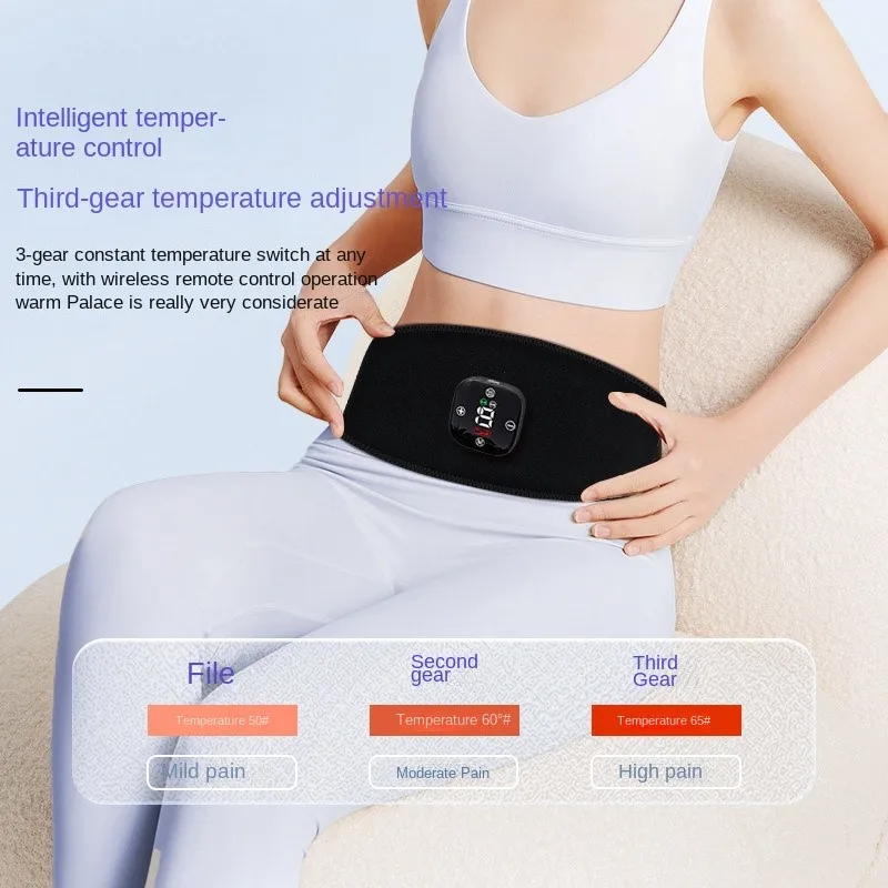 Vibration hot compress belt electric heating belt aunt's divine tool massage warming belt vibration heating