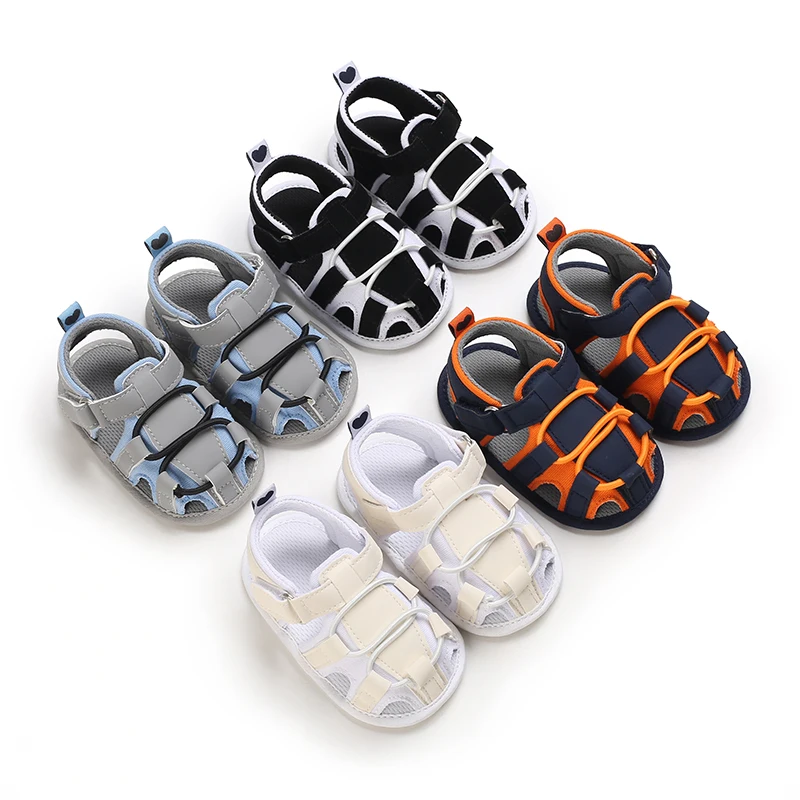 

Summer Baby Sandals 0-18M Soft Sole Anti slip Lightweight Walking Shoes for Boys
