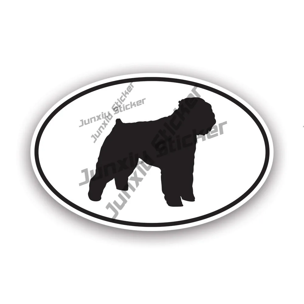 

Bouvier Des Flandres Euro Oval Sticker Uv Protected Dog Decal Vehicle Sunshade Motorhome Campe Occlusion Scratch Exterior Decor