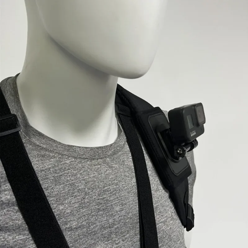 360 Rotation Backpack Shoulder Strap Mount for GoPro