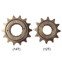 12/14/T MTB Bike Single Speed Flywheel Mountain Bike Freewheel Modified Sprocket Steel Electric Bike Accessories