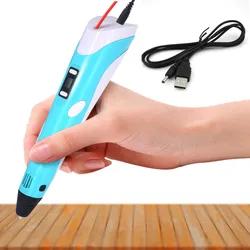 3D Pen For KIDS, 3D Drawing Printing Pen with LCD Screen Compatible, PLA / ABS Filament,Toys for Kids Birthday Gift