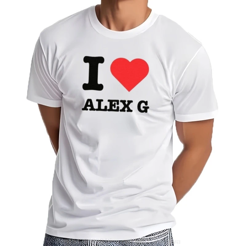 I Love Alex G T shirt Heart Band