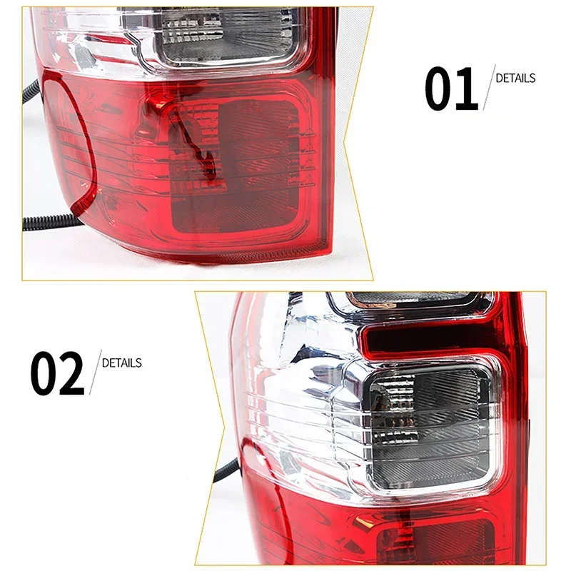 High Quality Car Tail Light Left, Right Rear Brake Signal Lamp Car Accessories Fit For Ford RANGER Ute PX XL XLS XLT 2011-2020