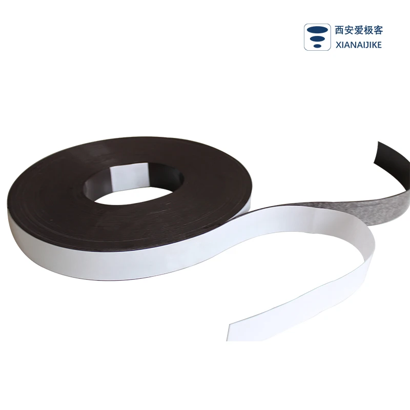 AGV navigation magnetic strip A large number of off-the-shelf enhanced magnetic field back adhesive N pole up magnetic -25meters