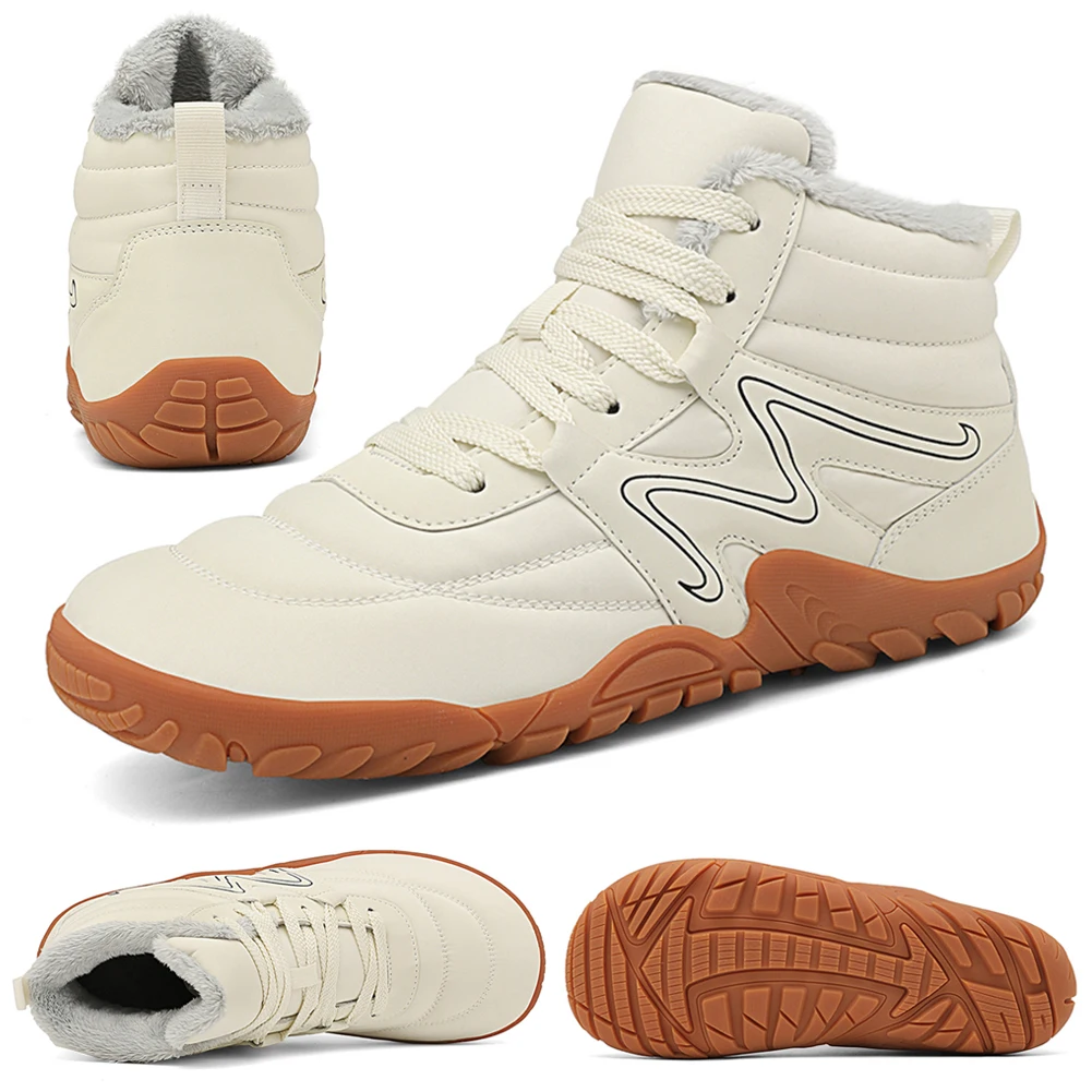 

Зимние зимние ботинки, водонепроницаемая морозостойкая треккинговая обувь, противоскользящие ботинки на теплой подкладке, минималистичные ботильоны для путешествий на открытом воздухе