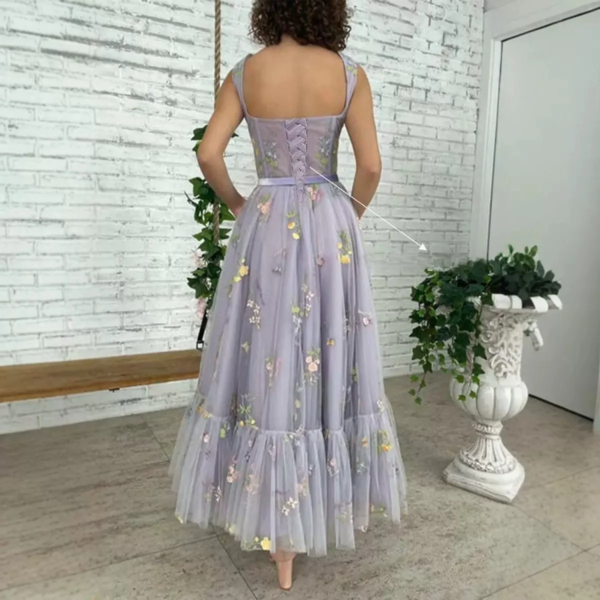 

Сексуальное платье Me Evening Dr, новинка 2025 года, танцевальный костюм на бретельках, круглая эластичная талия, шелковая ткань, Cany, ежегодное собрание