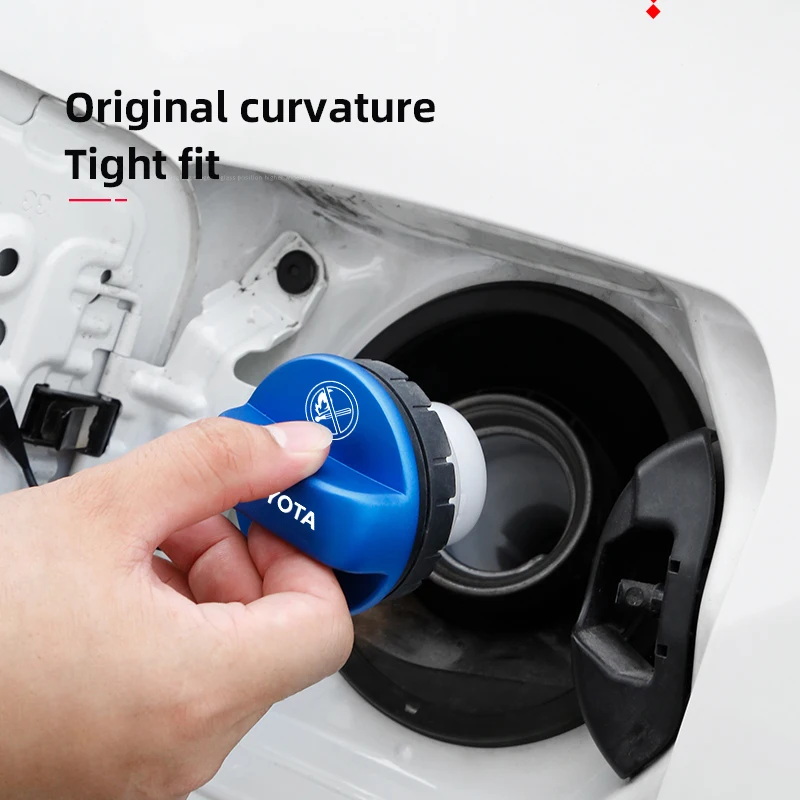 شعار السيارة غطاء خزان الوقود غطاء حماية معدني اكسسوارات لتويوتا كراون كورولا يارس أيجو بريوس كامري أوريس أفينسيس 4 عداء