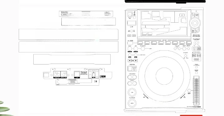 CDJ3000 skin suitable for Pioneer controllers