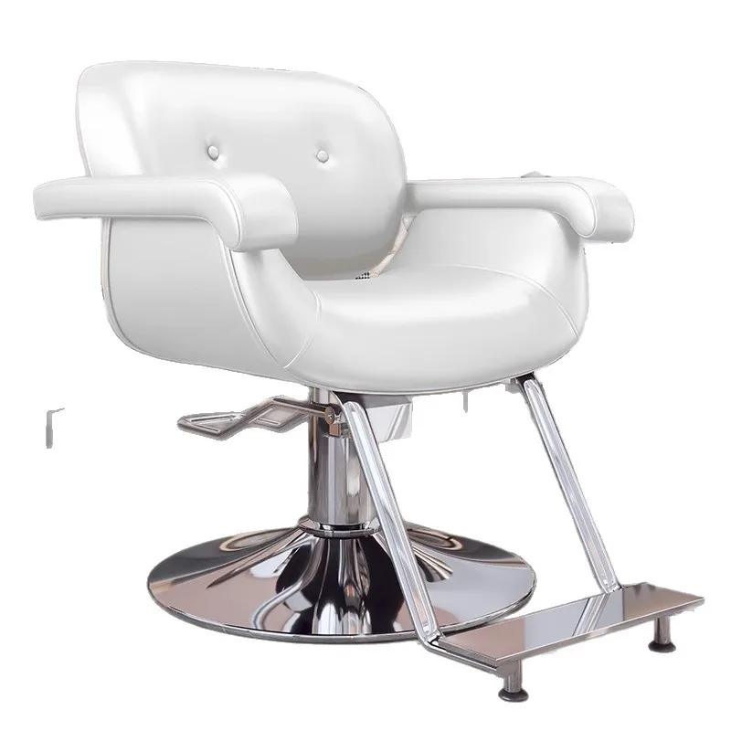 Hair salon special seat Stainless steel hair salon chair New haircut salon stool Lifting rotatable barber shop chair