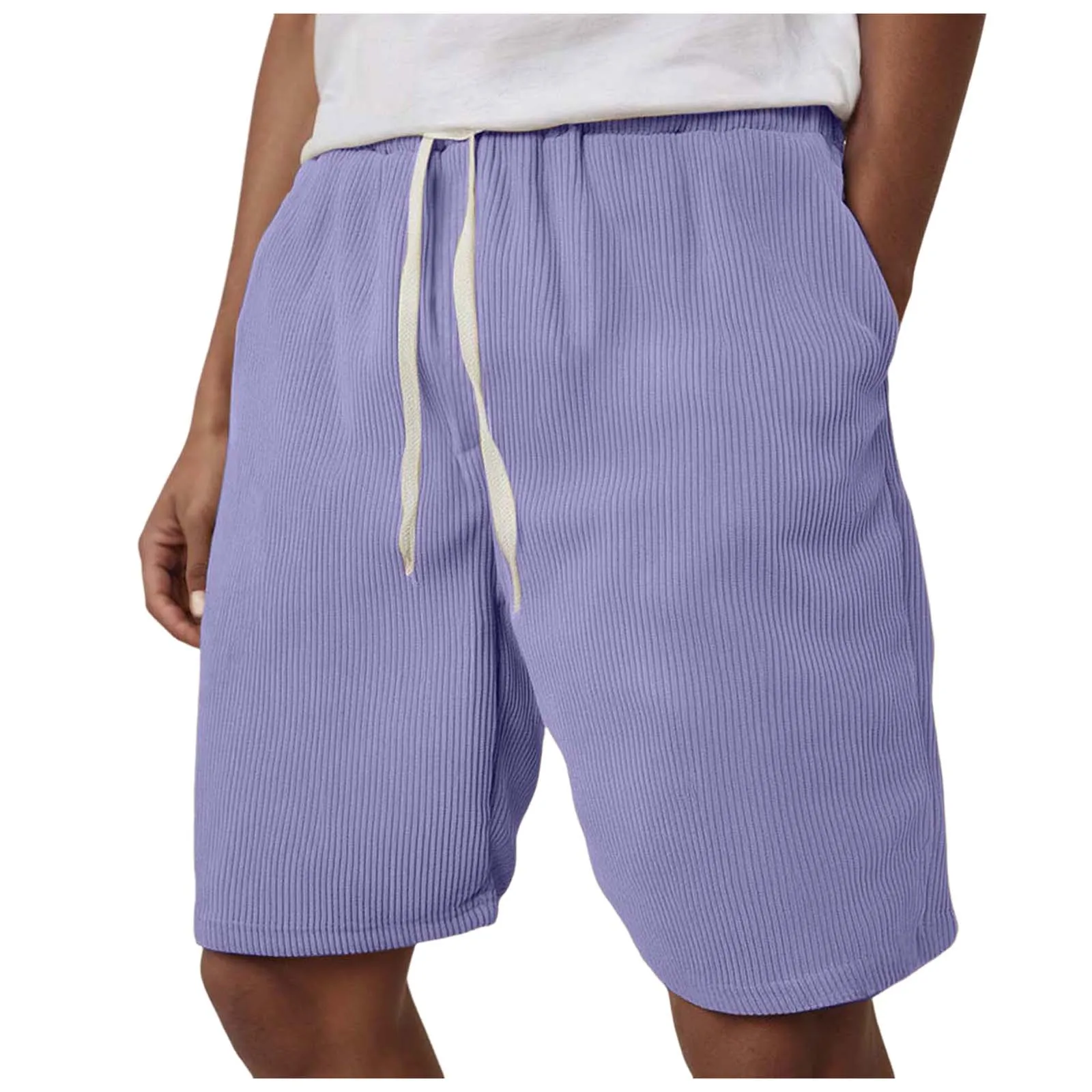 Aped Shorts شورت رجالي ريترو سروال قصير أزياء من الدانتل حتى بلون كبير الحجم شورت غير رسمي بريق رغوة ستار #1