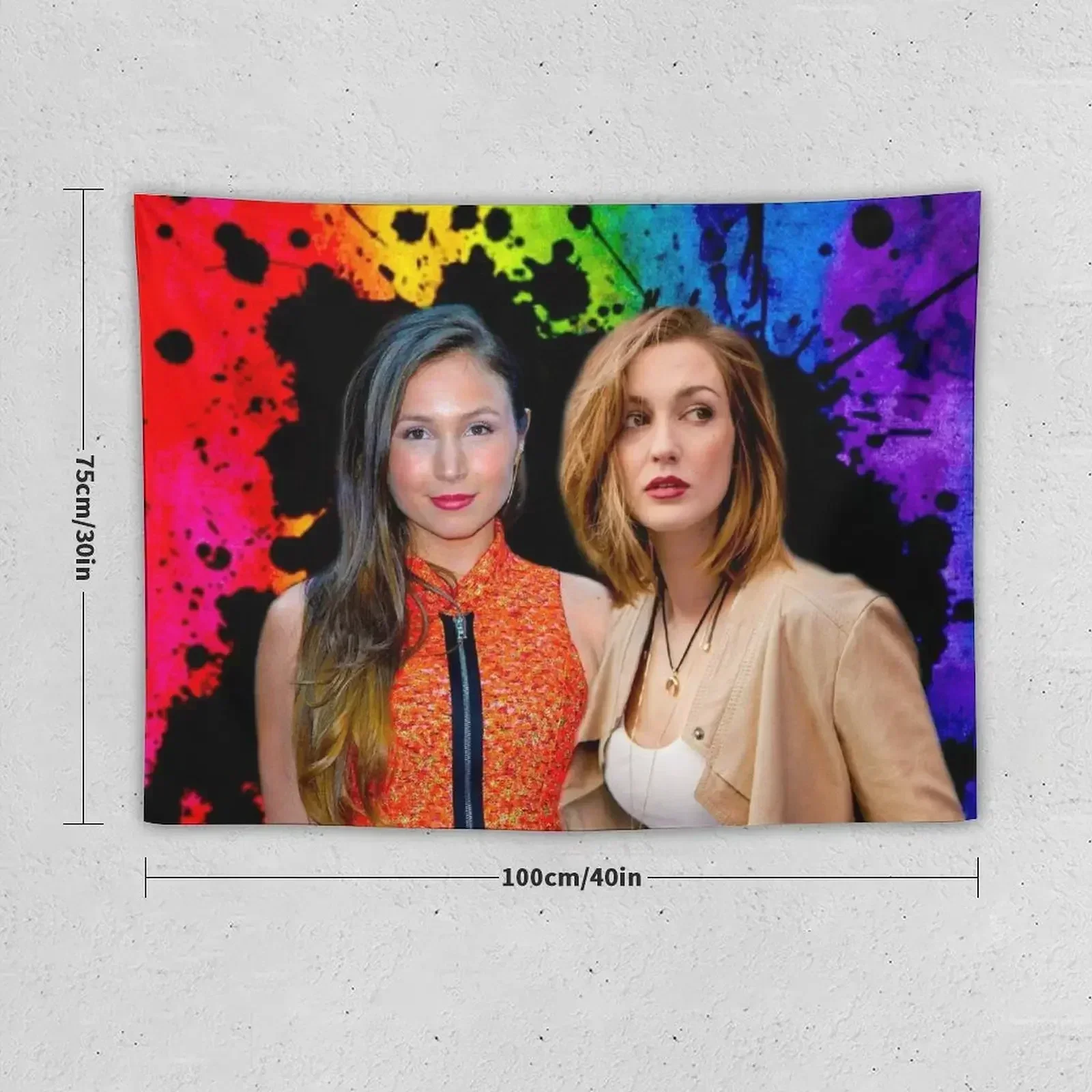 Waverly & Nicole (Wayhaught) Tapestry Room Decor Cute Home Decor Accessories Decorative Wall Tapestry