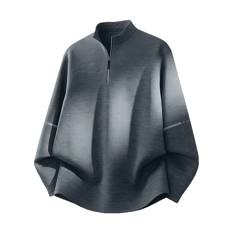 

Men's Quick-Drying Long-Sleeve Training Suit Spring Autumn Style Tight-Fitting Sports Fitness Clothes for Running Basketball