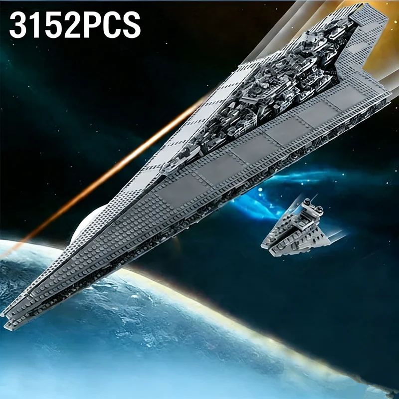 

Горячая новинка 2026: Конструктор MOC 10221 «Суперзвездодеструктор» (3152 детали) — Масштабная модель научно-фантастического космического корабля, креативный подарок для детей