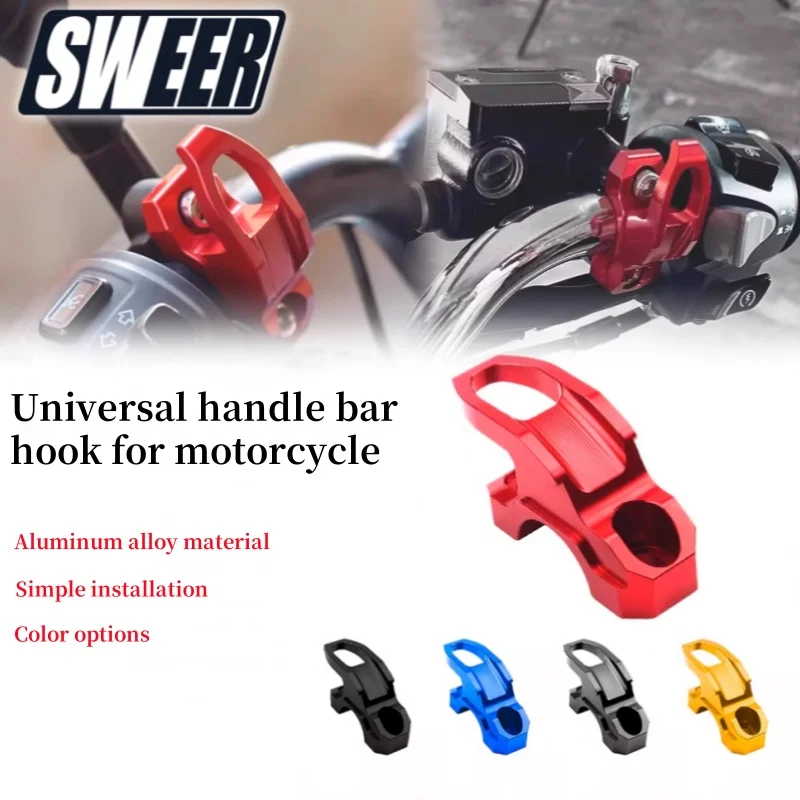 

Suitable for Honda PCX160 ADV350 UHR150 Handlebar Storage Bracket Aluminum Alloy Helmet Hooks Modified Motorcycle Accessories