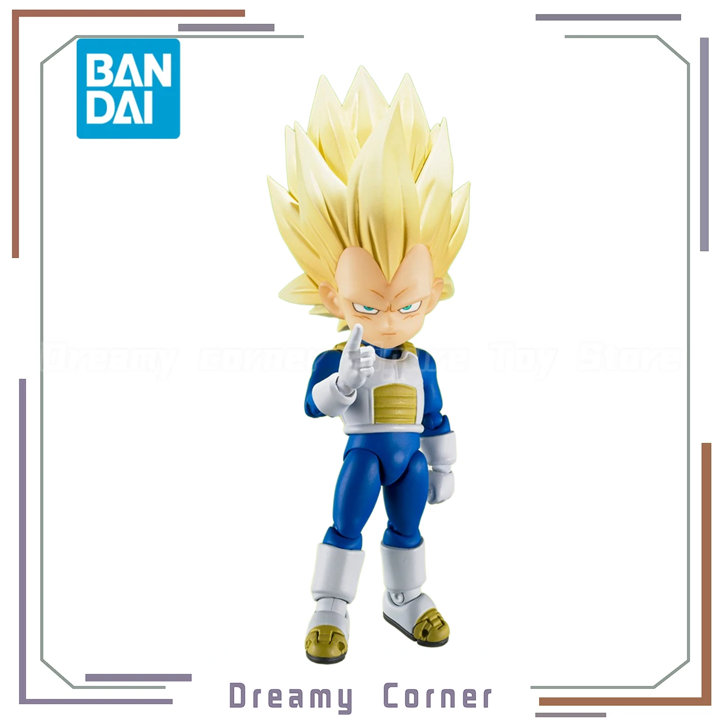 

В наличии: Оригинальная мини-фигурка BANDAI SPIRITS S.H.Figuarts Super Saiyan 3 Vegeta, коллекционная модель игрушки.