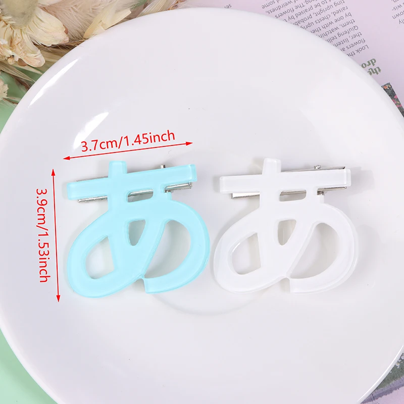 Japanese Script A Hairpin Harajuku Steampunk Handmade Subcultural Headwear Cute Water Color Sweet Girls Back Hair Clips