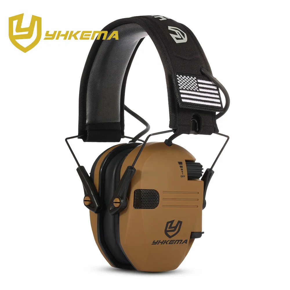 YHKEMA Taktische Sicherheit Schutz Kopfhörer Outdoor Sport 23dB Anti Lärm Headset Auswirkungen Sound Verstärkung Hören Jagd Ohr 4
