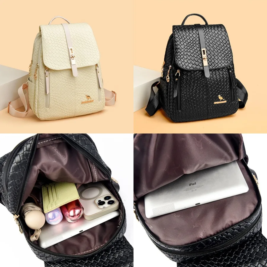 

【New style】Backpack for girls 2026 new fashion trend all-around women's commuting backpack travel casual western style small ba
