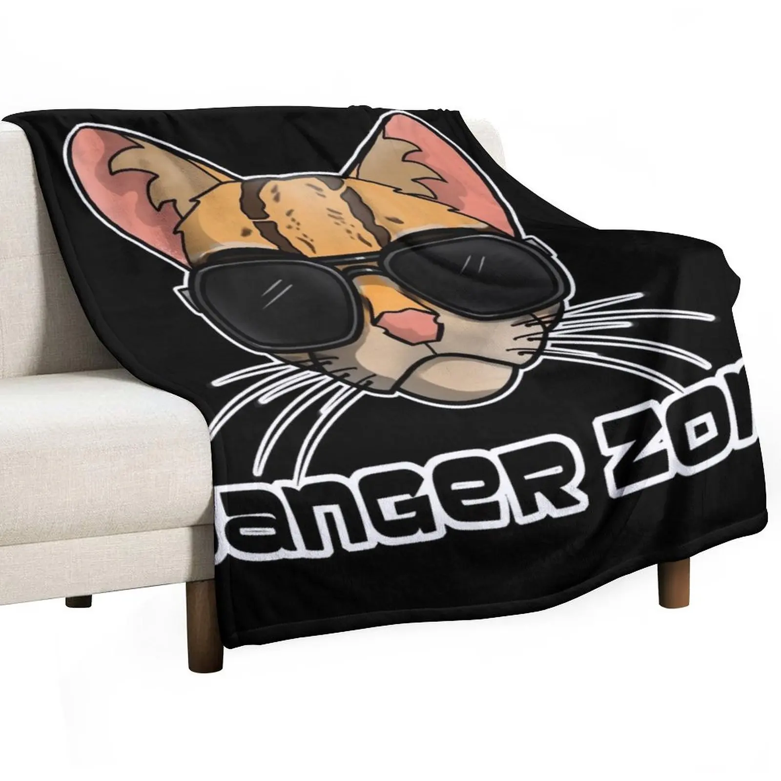 Danger Zone Ocelot Throw Blanket Travel Extra Large Throw Blankets