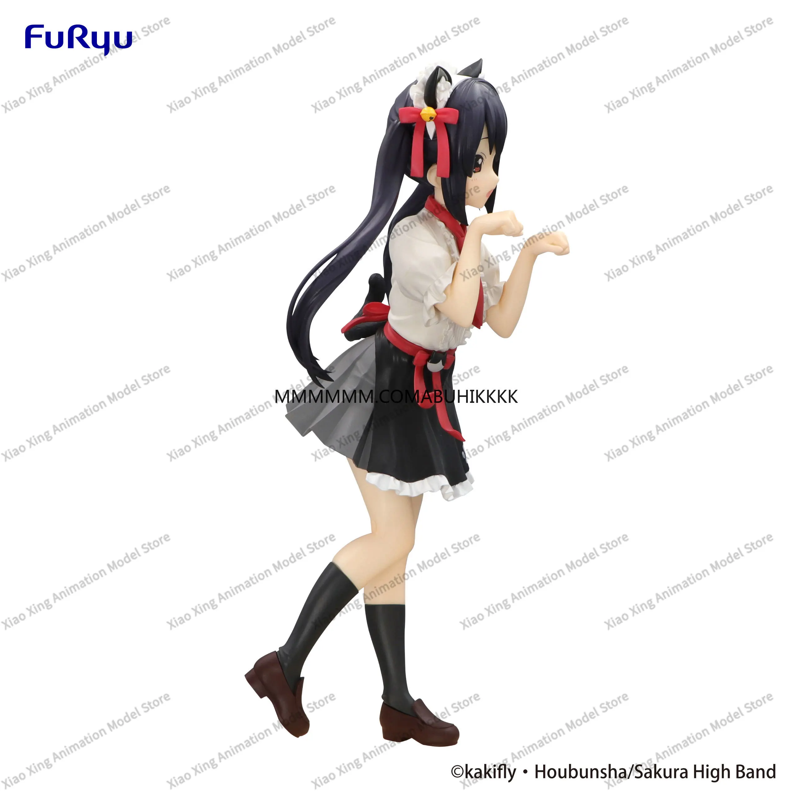 ¡Anime original Furyu K-ON! Figura Trio-Try-iT-Azusa Nakano Toys PVC figura de acción coleccionista 22cm figura modelo muñeca