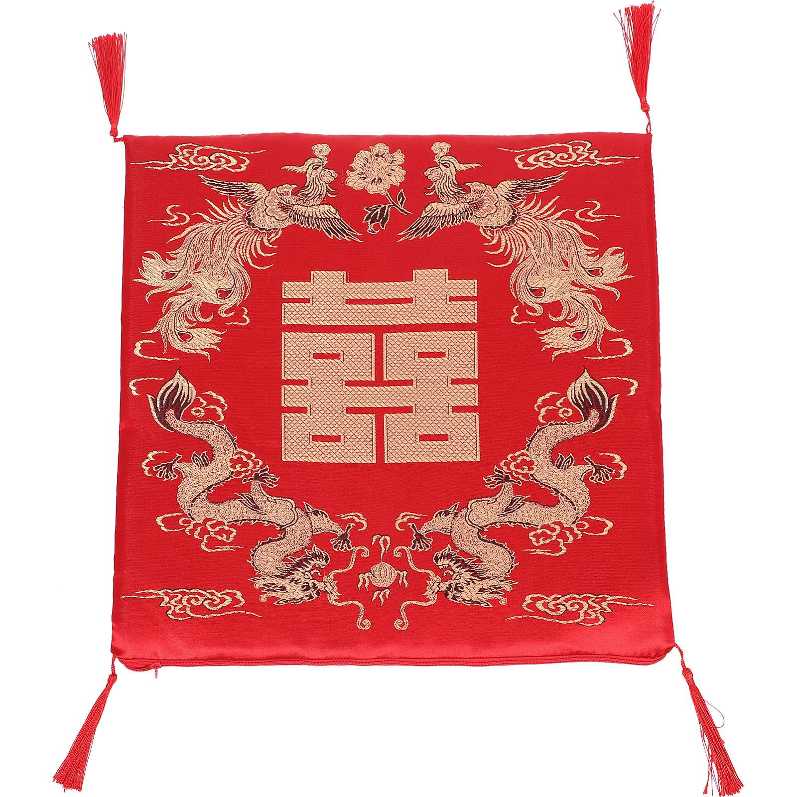 Square Chair Seat Cushion Thickened Supportive Seat Cushion for Dining Room Office Computer Car Driving Kneel Pad Wedding
