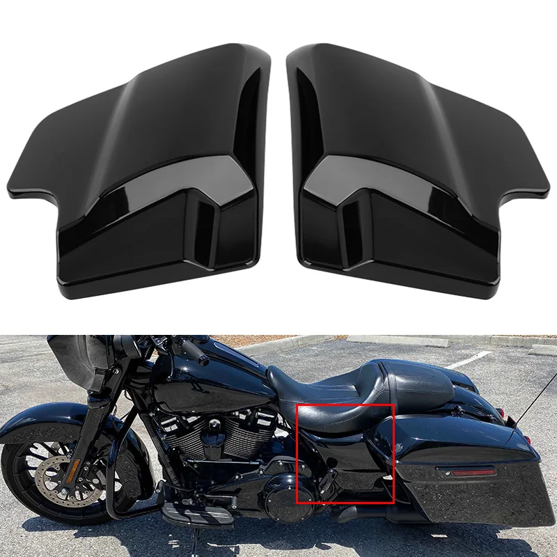 

Motorbike Accessories For Harley Touring Electra Street Glide Road King 2009-2023 Black Motorcycle Right Left Side Battery Cover