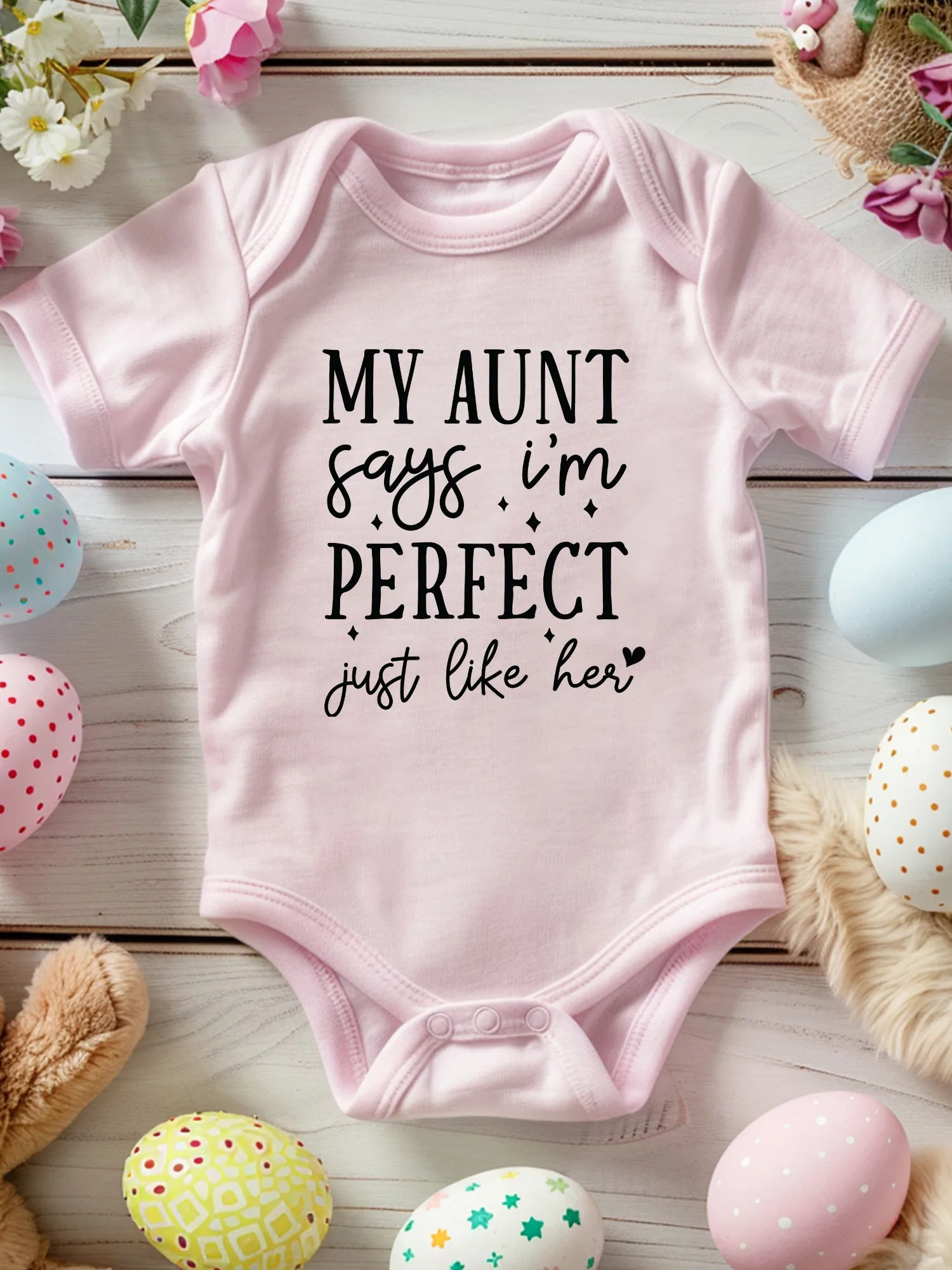 

Детский костюм Perfect Like My Aunt унисекс для ползания, мягкий комбинезон из 100% хлопка, всесезонное розовое боди 190GSM