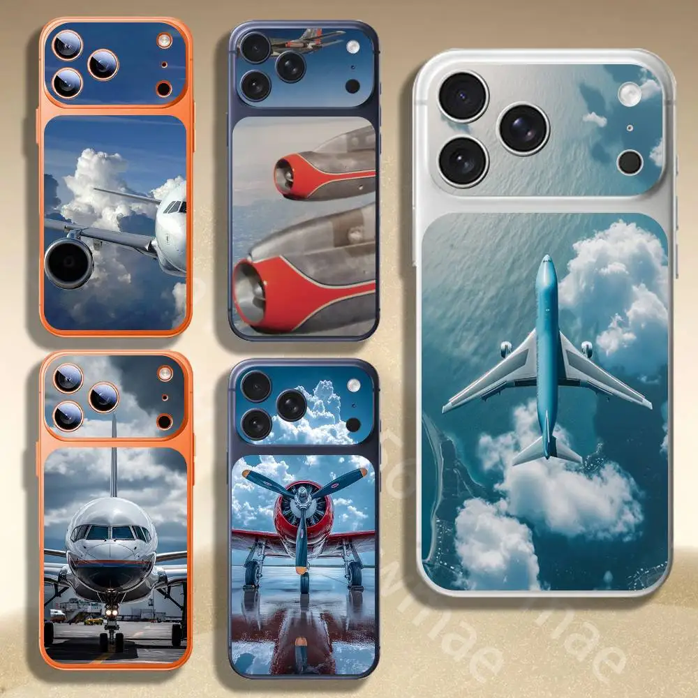 B-BoeingS 777 Top A-Airplane For Apple iphone 17pro 17promax Back Cover Decal Wrap Skin Rear Protective Sticker Film
