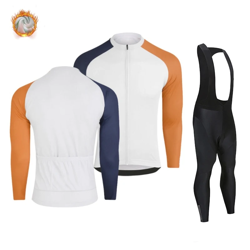 

Men's Winter Thermal Fleece Cycling Clothing Road Bike Uniform Bicycle Clothes Men's Mtb Bib Maillot ciclismo