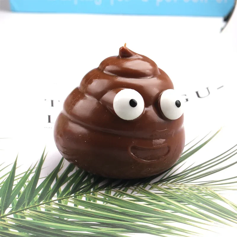 Funny Fake Poop squeezy toy Joke Cary Toys Anti Stress Adult Toys Silicone Pinch TPR Soft Decompression Stress Reliever Toys