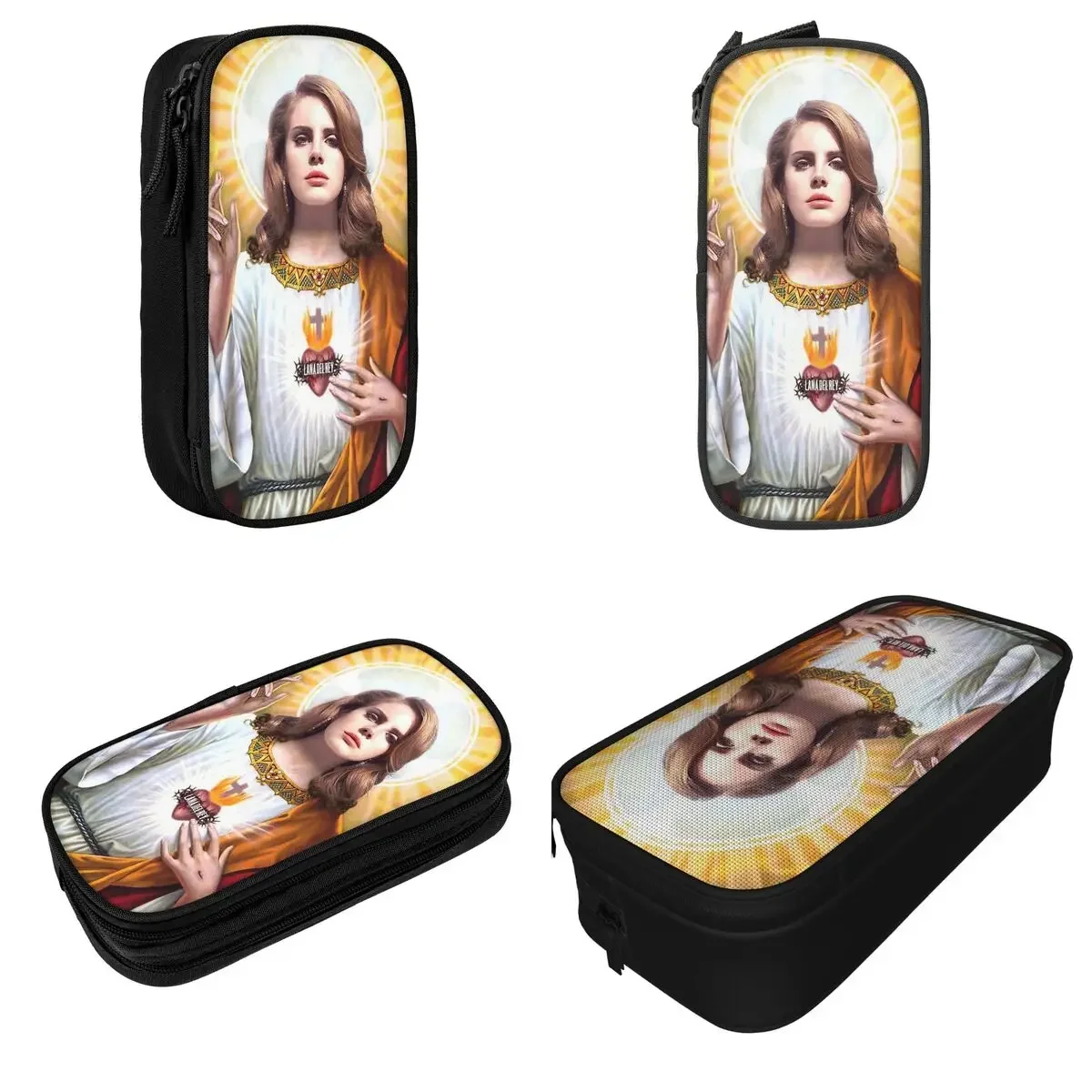 Lana Del Rey Pencil Cases Music Singer Pencilcases Pen for Girl Boy Large Storage Bag Students School Gift Stationery