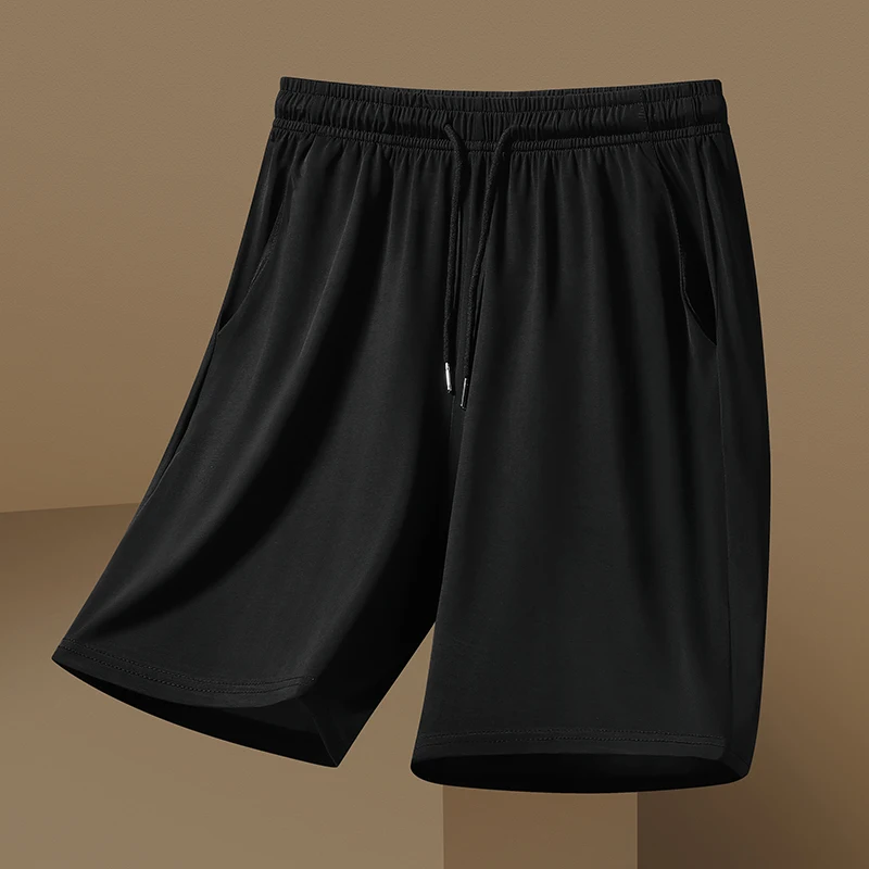 

Летние мужские шорты, свободные дышащие спортивные шорты для бега, повседневные шорты для тренировок на открытом воздухе, фитнеса и верховой езды, шорты с эластичной резинкой на талии