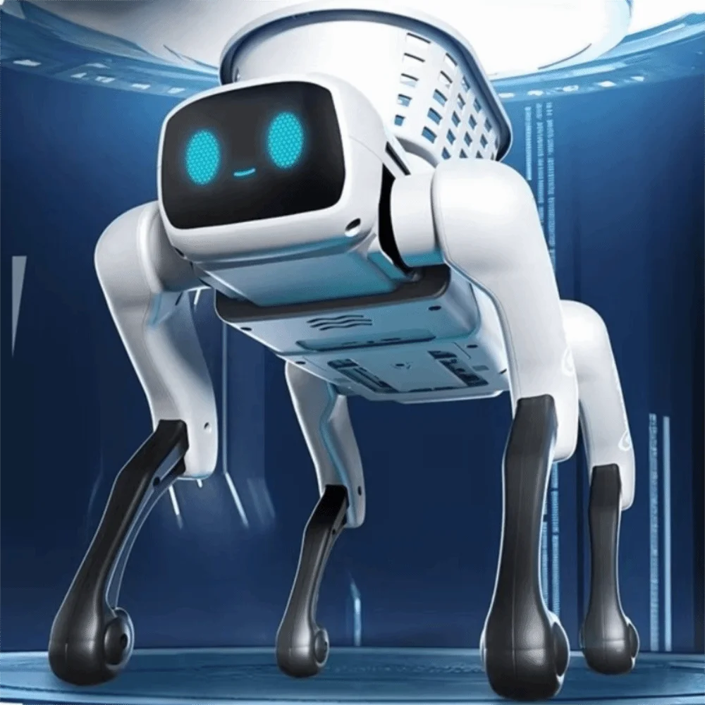 Intelligent Bionic Robot Dog AI Programming Electric Remote Control Toy Loading Basket Upgrade Smart Robot Dog Festival Gift