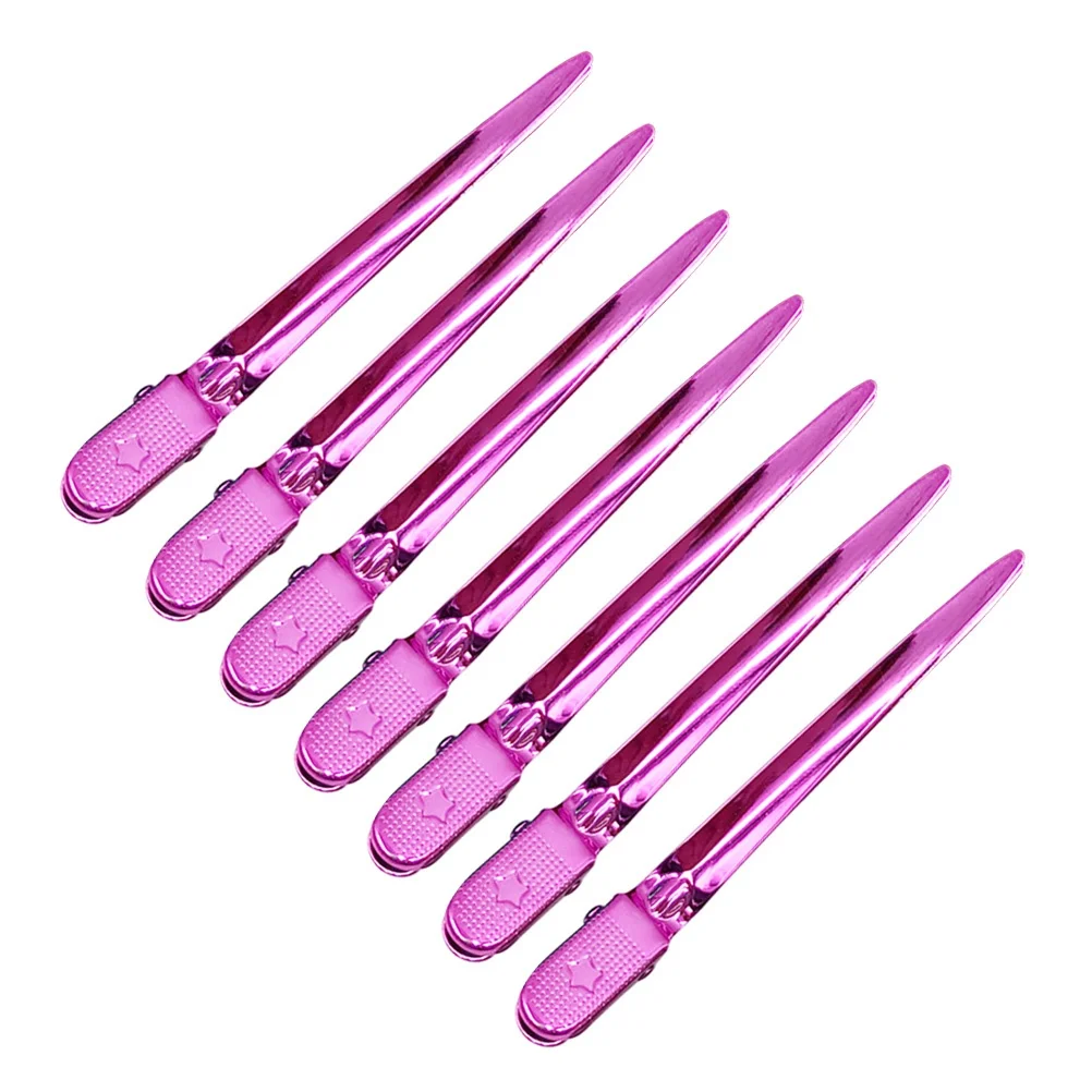 

12 шт., заколки для волос в виде утконоса, нержавеющая сталь, сильная фиксация для окрашивания, укладки, мытья лица, портативный салон, домашнее путешествие, использование