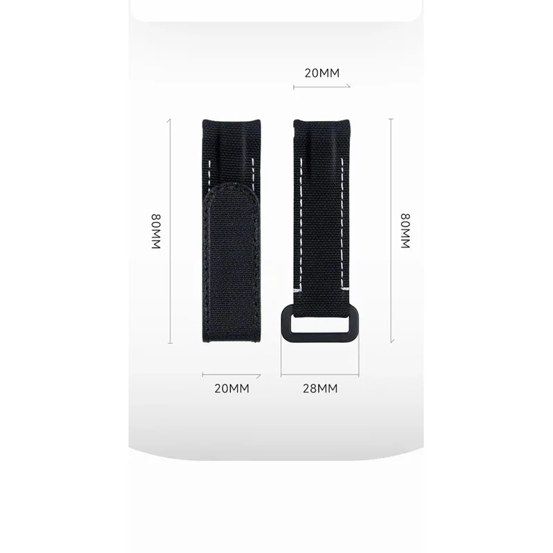 20 مللي متر نهاية منحنية اثنين شريط الربيع اتصال النايلون النسيج الجلود حزام (استيك) ساعة ل رولكس حزام دايتونا الغواصة DIW مشبك بلاستيك