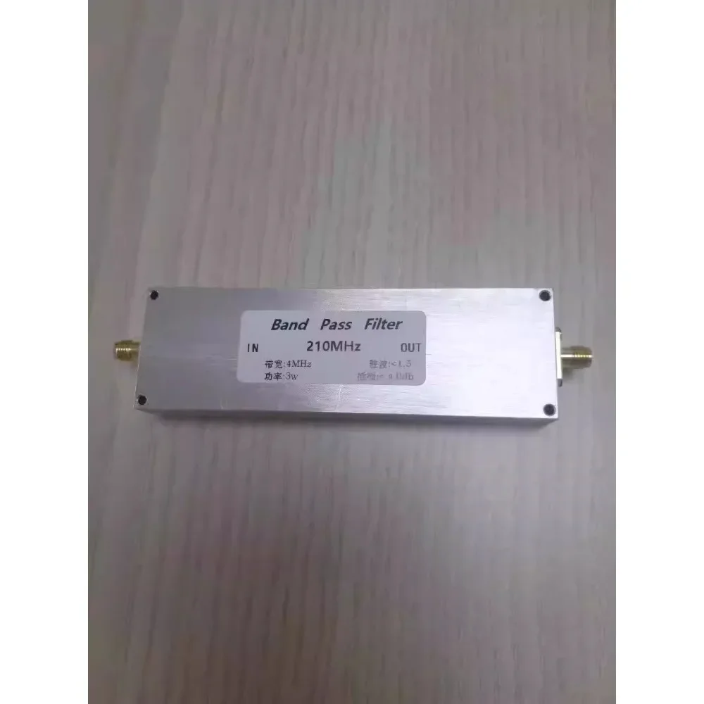 BPF-210MHz Receiving Bandpass Filter with 3W Bandwidth and 4MHz Anti-interference To Filter Out Clutter