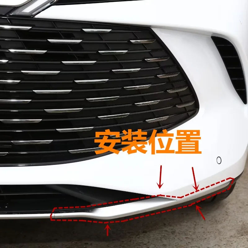 

Оригинальный HA3H-2803115/71 передний левый правый центральный бампер, нижняя декоративная полоса, серебряная молдинга для BYD Qin L HA3H2803115/71