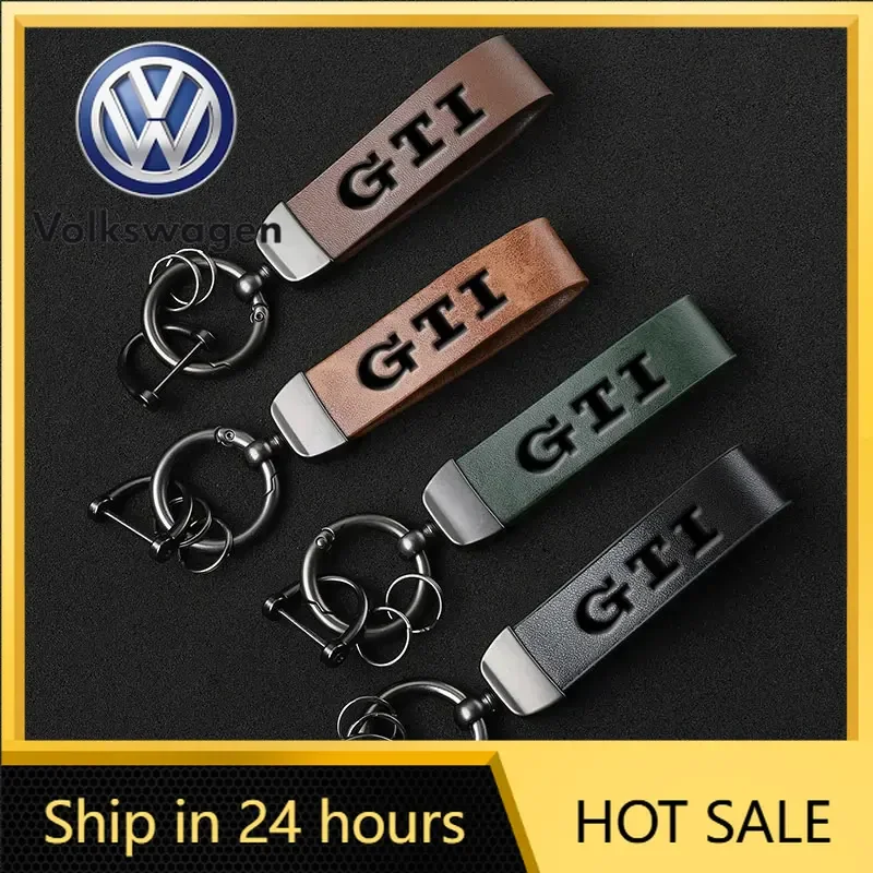 

Для VW Volkswagen Jetta MK5 Golf, Golf GTI 4 5 6 7 MK4 MK5 MK7: роскошный брелок для ключей из натуральной кожи, держатель для автомобильных ключей, ювелирное изделие