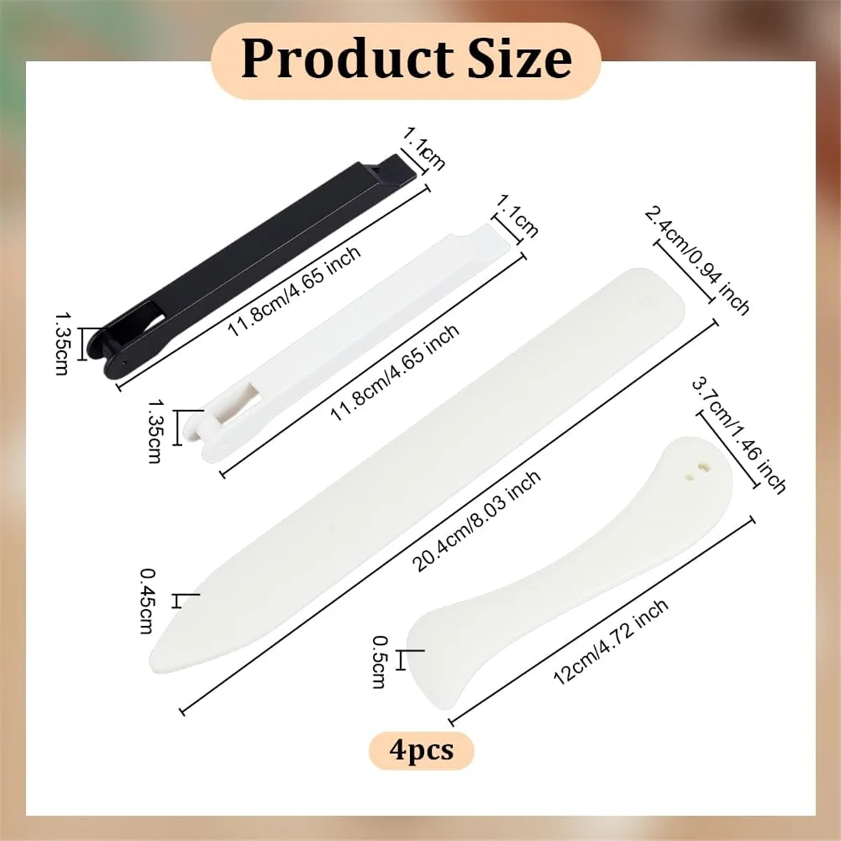 2025 + 4 قطعة رقائق النحاس اليد احباط 7/32 بوصة الزجاج النحاس احباط أداة البلاستيك الزجاج الملون الملمع العظام مجلد التهديف أداة