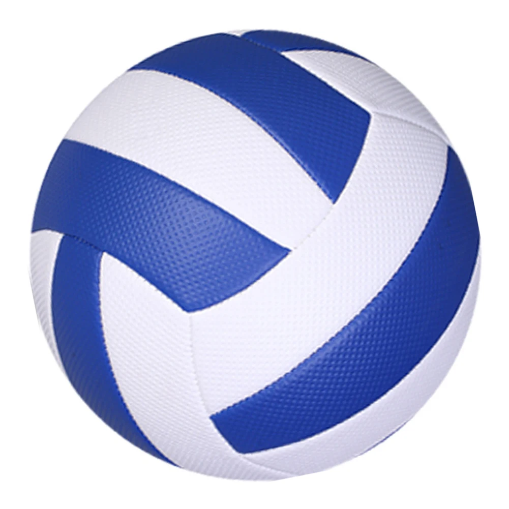Indoor Outdoor For Beach Volleyball Size 5 Machine Stitched PVC Rubber Ball with Anti Slip Texture Suitable for All Ages