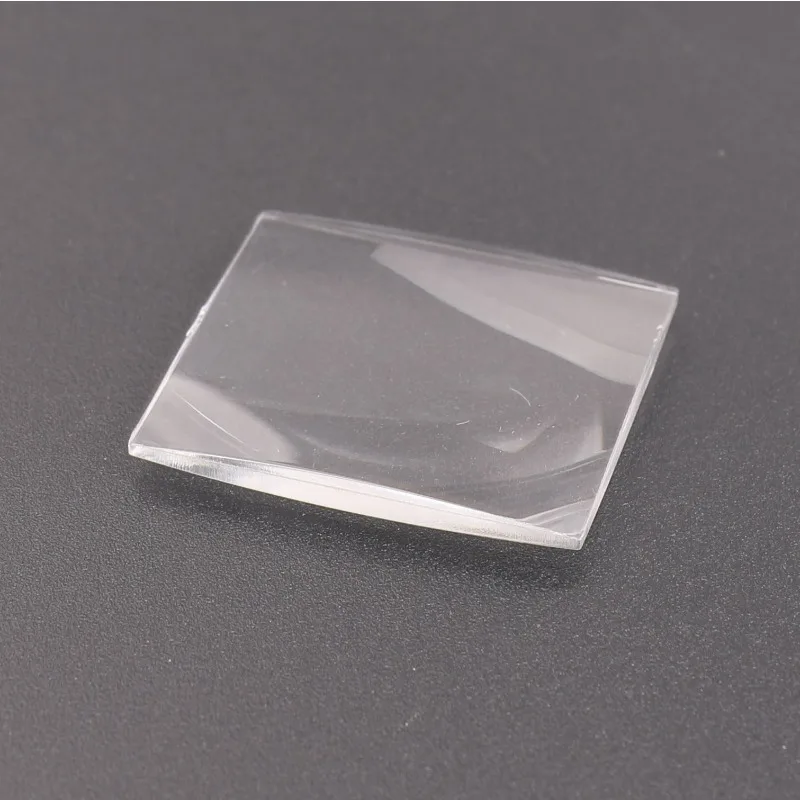 30PC 41x37mm Biconvex Lenses Acrylic Resin Square Magnifying Glass Lens for Projector Camera Telescope Optical Instruments