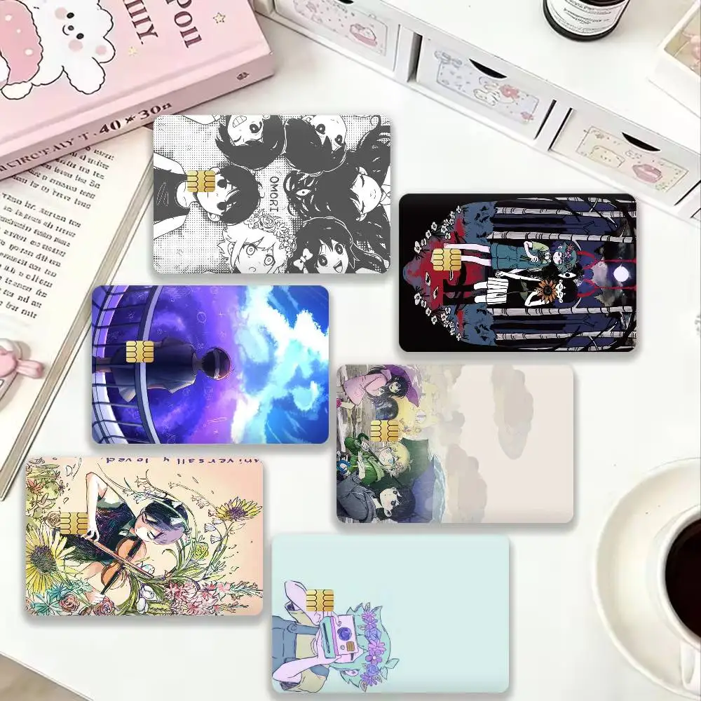 

Game O-Omori 4pcs 1Set Card Stickers Small Waterproof Chip 4PCS Card Sticker Anti-Scratch