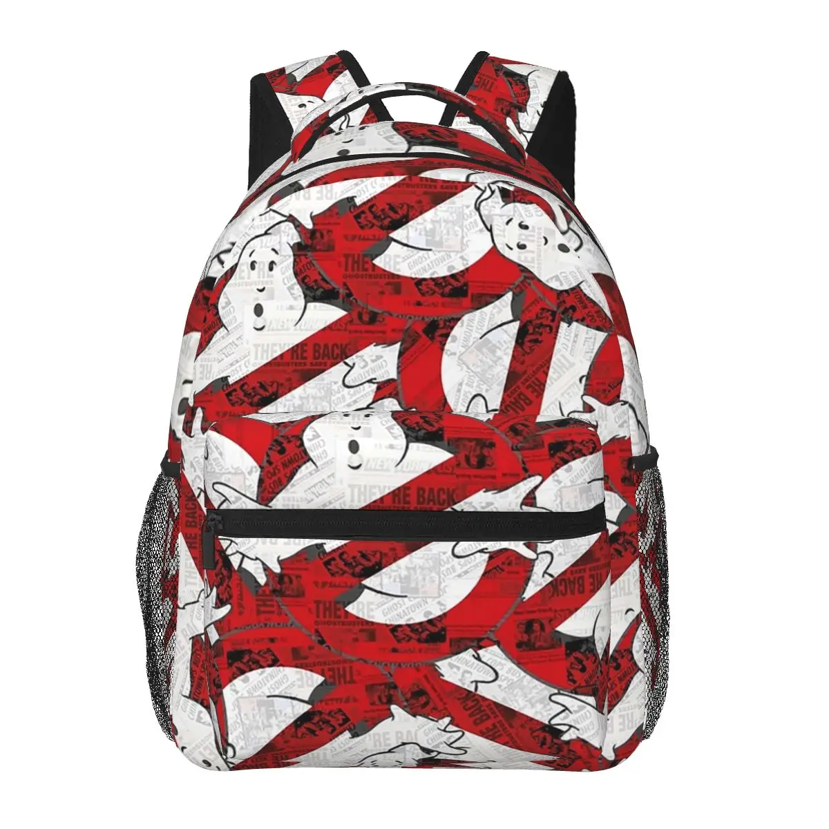 The GhostBusters Logo Pattern Backpacks Boys Girls Bookbag Students School Bags Laptop Rucksack Shoulder Bag Large Capacity