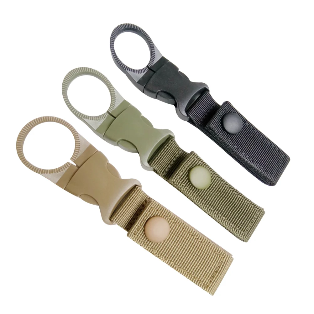 

3pcs Multifunctional Reel Spreader Key Chain Outdoor Nylon Buckle Water Multifunctional Badge Bottle Badge Holder Durable
