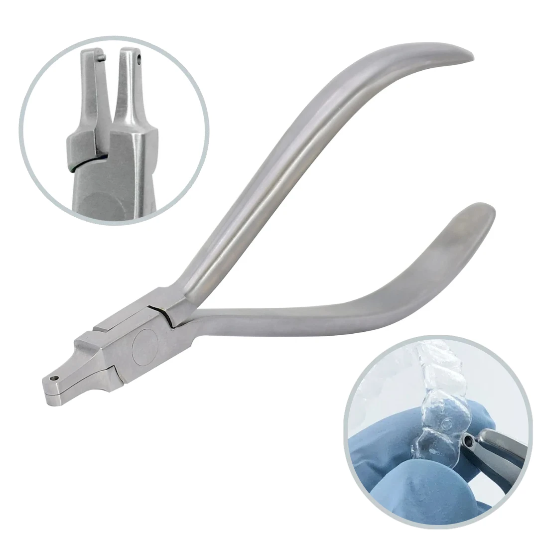 Dental Mini Dot Dimple Aligner Retainer Invisable Clear Brace Pliers Professional Orthodontic Tool