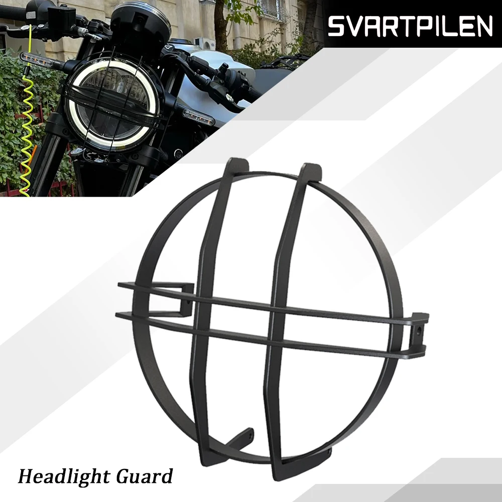 

For Husqvarna Svartpilen401 Svartpilen 401 250 2017-2020 2021 2022 2023 Motorcycle Headlight Protection Cover Headlight Grille