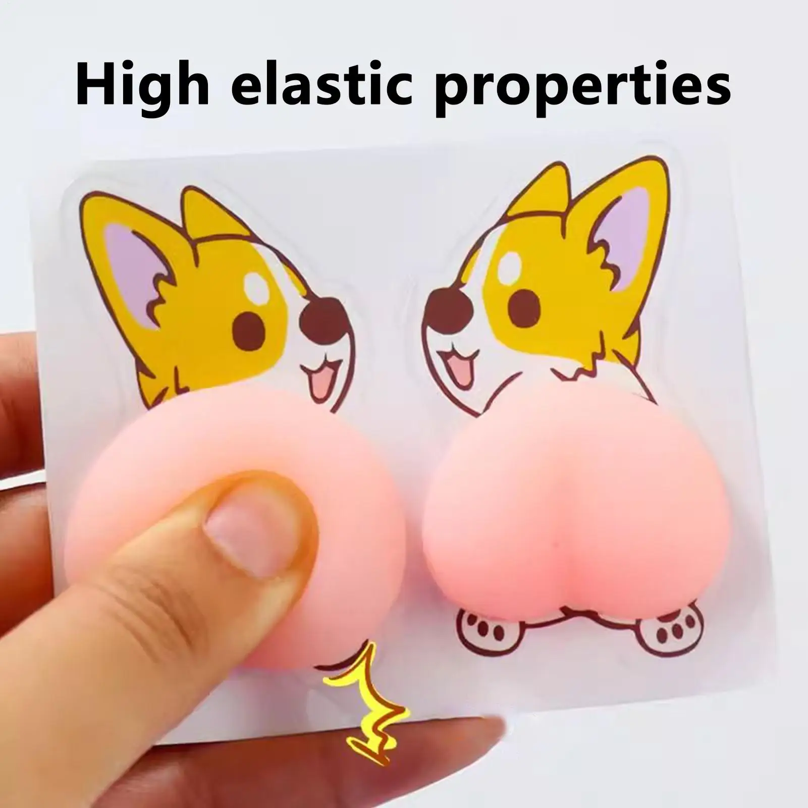 

Waterproof Sponge Stickers 5 Pairs 3D Fart Peach cartoon Animal Decals Cute Laptop Stickers for Kids Friends Enthusiast Home Car