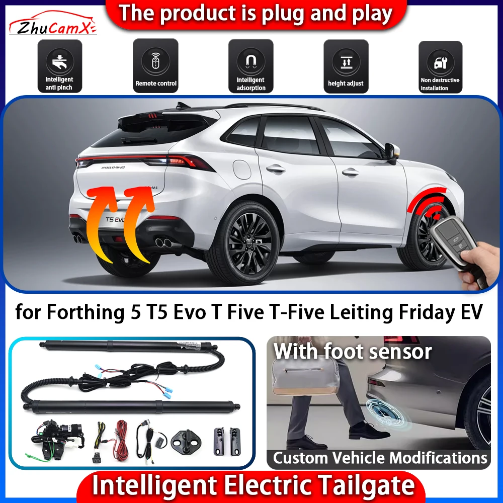 

Smart Powered Tailgate System for Forthing 5 T5 Evo T Five T-Five Leiting Friday EV Automatic Intelligent Trunk Lift Control Kit